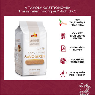 Bánh Lady Finger Savoiardi LA MOLE gói 400g chuyên làm Tiramisu [Bánh Sampa, Bánh Champagne, Bánh Sâm Panh Chính Hãng]