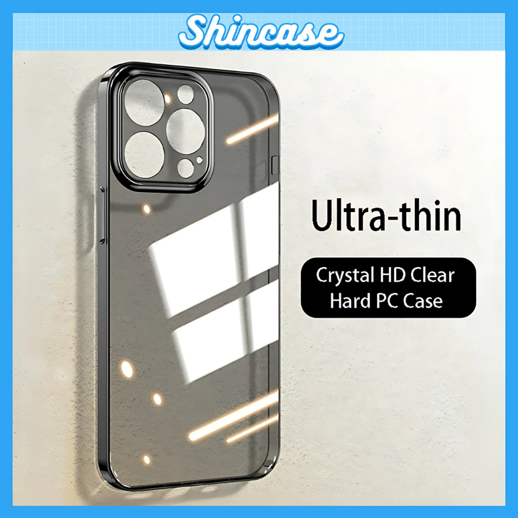 Ốp Lưng iPhone PC Cứng Trong Siêu Mỏng Bảo Vệ Camera Sang Trọng Crystal Clear…