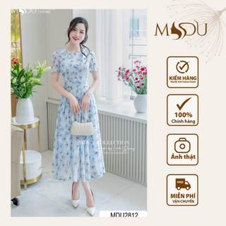 Váy Tiểu Thư MDU2812 Thiết Kế Dáng Dài Xòe Nhẹ Nhàng Từ MDU K66-D1-1