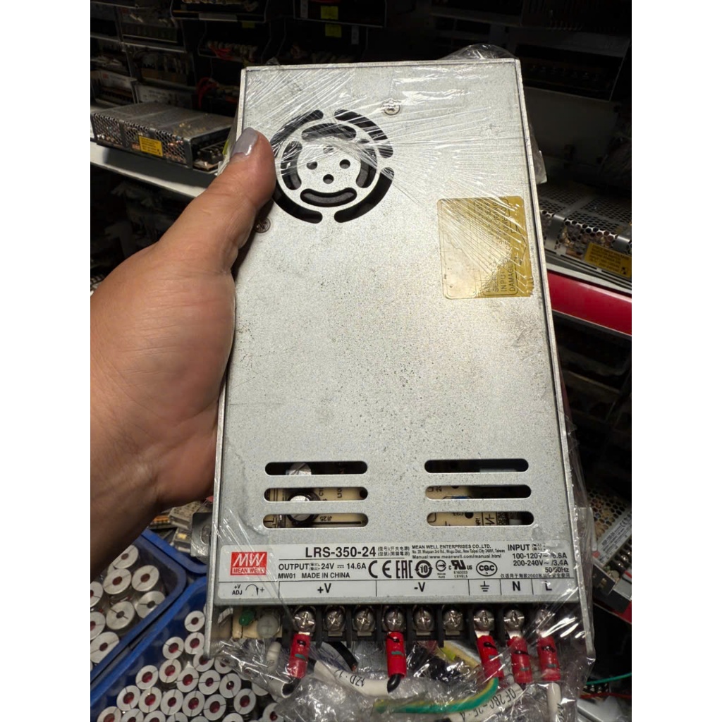 Nguồn Meanwell  LRS-350-24  14.6A  hàng tháo máy