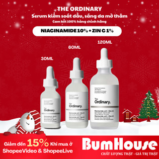 Tinh chất Niacinamide 10% + Zinc 1% The Ordinary giảm mụn giảm thâm 30ml/60ml/120ml