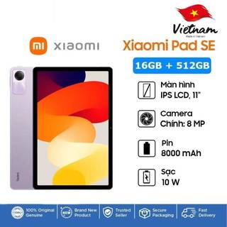 Máy Tính Bảng Xiaomi Pad SE Snapdragon 865 | 12.9 inch | 2024 (16GB/512GB | Chip Snapdragon 865 | Android 14
