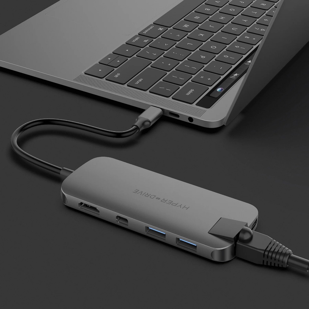 Hub chuyển đổi Hyper Drive 8-in-1 USB C cổng chuyển đổi chuyên dụng cho Macbook/Laptop/PC - HD247B | BigBuy360 - bigbuy360.vn