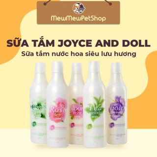 Sữa tắm nước hoa mượt lông siêu lưu hương joyce and doll cho chó mèo 400ml