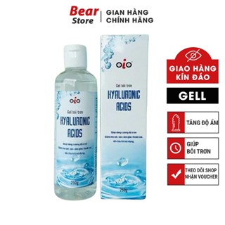Gel bôi trơn oio 1 chai 250ml gốc nước tăng khoái cảm giúp bôi trơn quan hệ
