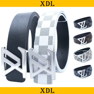 Thắt lưng nam mặt khoá cài khoá mạ bạc dây lưng nhiều màu đục sẵn lỗ A1C13T