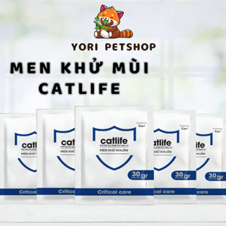 COMBO 5 TÚI CATLIFE Men Khử Mùi Cát Mèo 30gr – Diệt Khuẩn, An Toàn Cho Boss