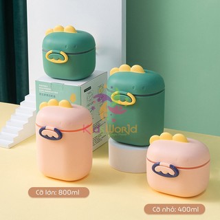 Hộp đựng sữa bột, hộp chia sữa KidAndMom, hộp trữ sữa bột tiện lợi cho bé  khi đi du lịch đi chơi