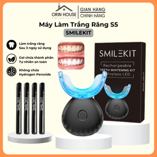  Máy Làm Trắng Răng SMILEKIT S5 - Giúp Răng Trắng Sáng An Toàn Không Ê Buốt Chắc Khỏe Từ Sâu Bên Trong 