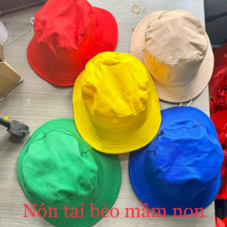 Nón tai bèo Mầm non, trẻ em | vải kaki cotton | đi du lịch, dã ngoại, chụp ảnh, trường học