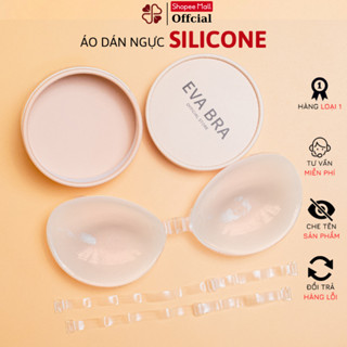 Áo Dán Nâng Ngực Silicon Cài Trước Trong Suốt Tinh Tế Tạo Khe Kèm Dây Trong Cao Cấp Clover 4950