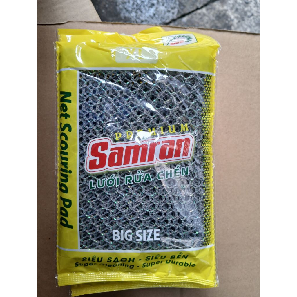Lưới Rửa Chén SAMRAN Big Size siêu sạch siêu bền