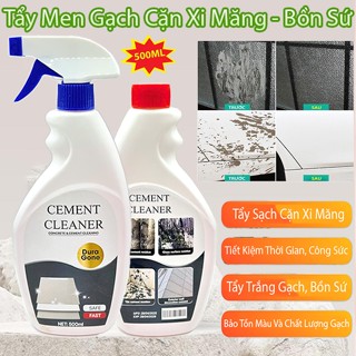 Xịt Tẩy Rửa Cặn Xi Măng Đa Năng CEMENT CLEANER 500ML - Làm Sạch Ố Vàng, Vết Bẩn Trên Kính, Sân Sàn, Tường, Nấm Mốc