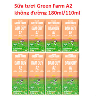 Lốc 4 hộp - 180ml/110ml đạm quý A2 Vinamilk - Không Đường