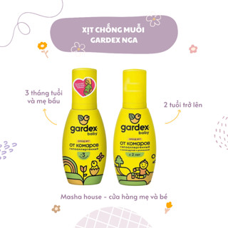 Xịt Chống Muỗi, Lăn muỗi vết muỗi cắn Gardex Nga Cho Bé Từ 3 Tháng Tuổi Trở Lên