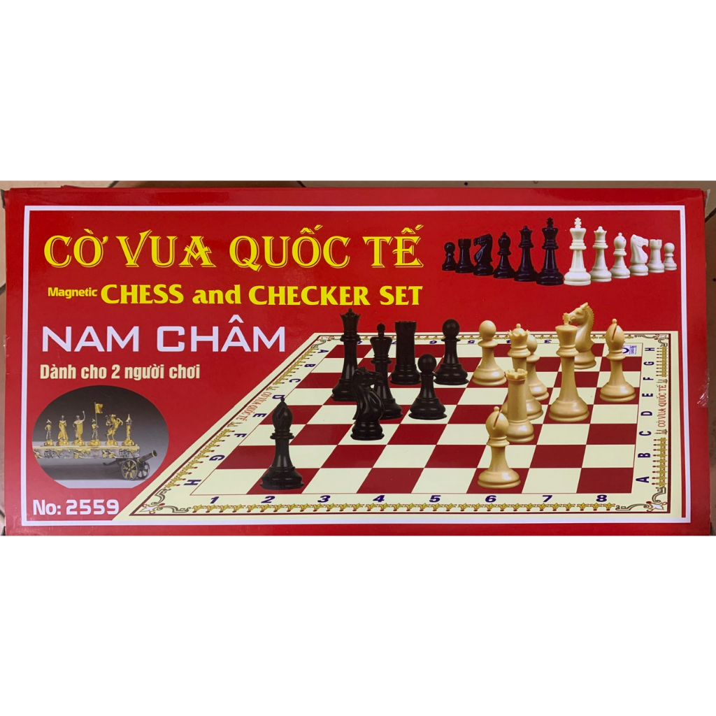 Cờ vua nam châm 36×36cm. Mã 2559