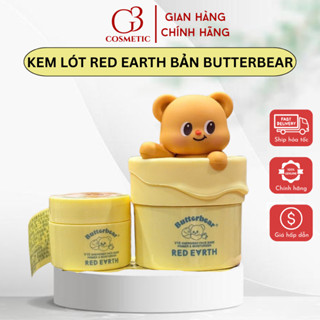 Kem lót RED EARTH V10 phiên bản gấu BUTTERBEAR dưỡng ẩm và căng bóng da G3COSMETICS