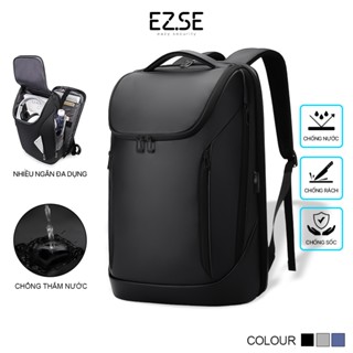 Balo laptop chống sốc chống nước cao cấp EAZY BLA19 khóa chống trộm , Balo đựng laptop 15.6 inch 17 inch
