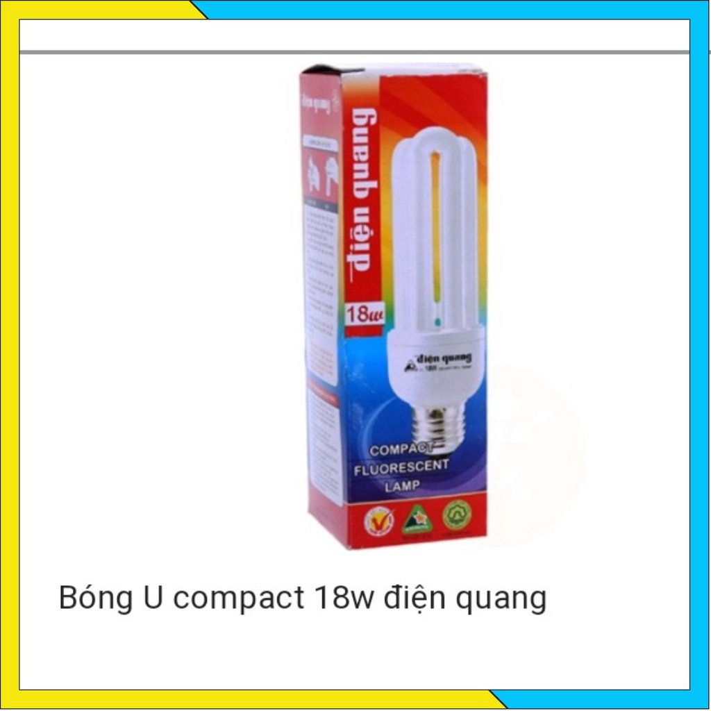 Bóng U compact 18w điện quang.