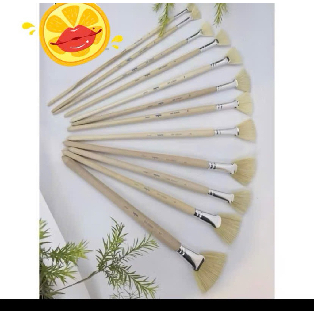 ❤️CỌ XOÈ VẼ CÂY SKYISTS - TỪ SỐ 2/4/6/8/24 Bút xoè ❤️ bút rẻ quạt