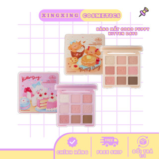 [HỎA TỐC 2H] Bảng Phấn Mắt 9 Ô Odbo Kitten Day & Puppy Day Mèo & Cún Con Tặng Kèm Kẹp Tóc Sweet Munch 9g XINGXINGBEAUTY