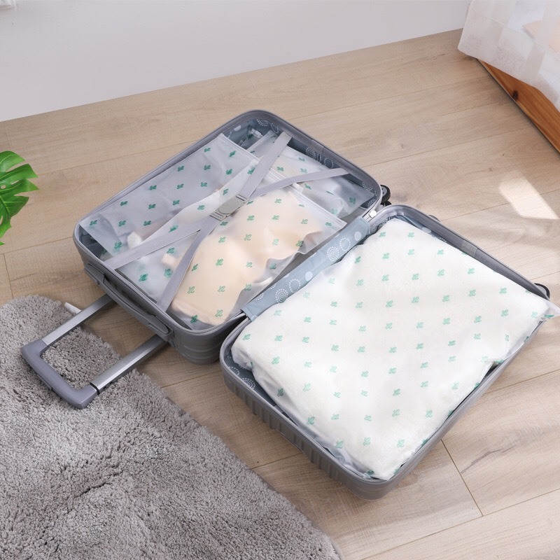 COMBO 10 túi zip đựng quần áo và đồ sạch NHIỀU HỌA TIẾT