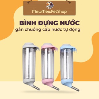 Bình đựng nước gắn chuồng cấp nước tự động cho thú cưng