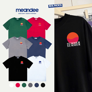 Áo Thun Nam Nữ Meandee Phông Tay Lỡ Form Rộng Unisex Local Brand Chất Cotton Co Giãn Tee Oversized Basic Cổ Tròn - TESM1