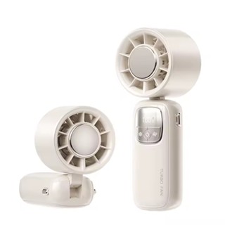  Quạt mini cầm tay turbo fan N38 sò lạnh 100 cấp độ gió chế độ làm lạnh làm mát màn hình LED 
