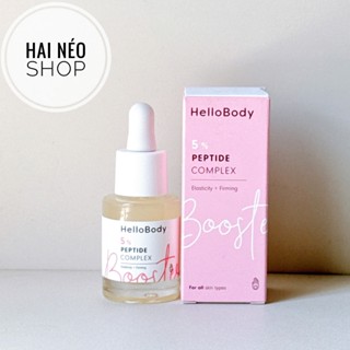 [DATE 3 THÁNG TỪ NGÀY MỞ NẮP] Tinh chất chống lão hóa 5% Peptide, Vitamin E & Glycerin săn chắc, đàn hồi HELLOBODY