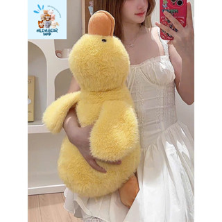 Gấu Bông Vịt Vàng, hồng, trắng, xám Lông Kim Chồn size 45cm Mềm Mại, Dễ Thương gấu  bae vịt  cạp  cạp