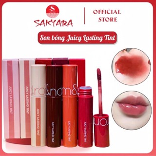 Son Romand Juicy Lasting Tint 5.5g Tint lì bóng cho môi căng mọng Hàn Quốc hot màu 23 giữ màu môi lâu trôi