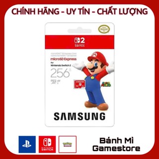 Thẻ nhớ SAMSUNG Micro SD Express 256GB chính hãng cho Nintendo Switch 2