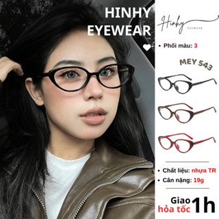 Gọng kính cận mắt mèo form nhỏ [Hỗ trợ lắp cận] giả cận cao cấp thời trang nữ cá tính Tiệm Kính Hinhy (MEY 543-C)