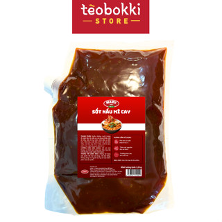 Sốt nấu mì cay cấp độ, mì ramen cay Hàn Quốc Maru "túi lớn" tiết kiệm 2.2kg dành cho nhà hàng, quán ăn