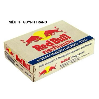 Thùng 24 Lon x 250ml Nước Tăng Lực RED BULL (Bò Húc) Chuẩn Thái Lan ...