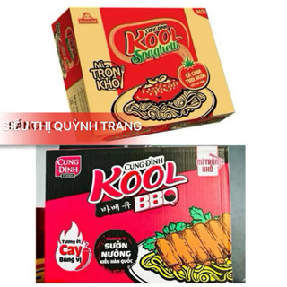   Rẻ vô địch  Thùng Mì Trộn Khô Cung Đình Kool Spaghetti 105g x 30 Gói 