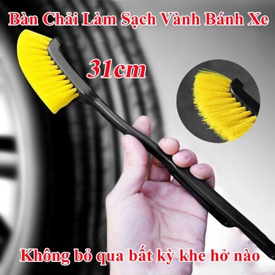 Bàn chải làm sạch bánh xe ô tô MYT Dụng cụ vệ sinh bánh xe hơi cọ rửa lốp bánh xe làm sạch sâu chi tiết