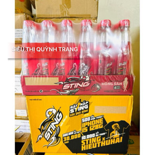 Thùng 24 Chai Nước tăng lực Sting hương dâu 330ml ...