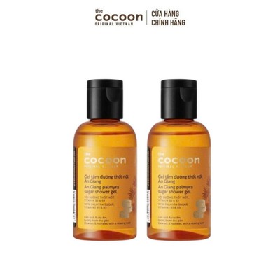 HÀNG TẶNG KHÔNG BÁN - Combo 2 Trial size - Gel tắm đường thốt nốt An Giang Cocoon 50ml