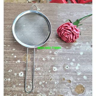 Ray lược bột,hạt có cán inox size 10-12-14cm