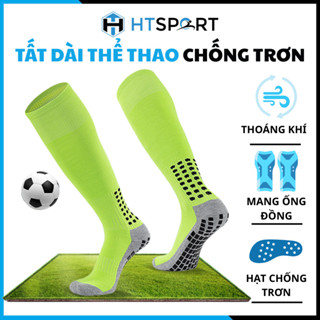 Tất Dài Chống Trơn, Tất Đá Bóng Chống Trơn Trượt Dành Cho Nam Nữ Nhiều Màu