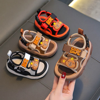 Sandal capybara chất liệu lưới thông hơi thoáng khí siêu nhẹ cho bé trai từ 3 đến 10 tuổi
