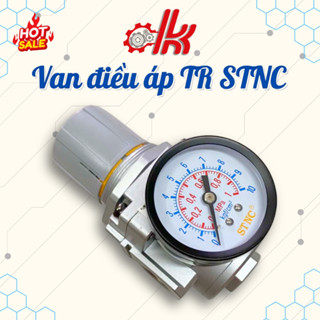  Van Điều Áp Khí Nén STNC - Van Chỉnh Áp Hơi Kèm Đồng Hồ 