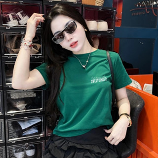 Áo Thun Nữ, Áo Thun Nữ In Chữ Vintage Ulzzang Hàn Quốc  - Áo Phông Cổ Tròn Tay Ngắn Basic Cotton 100% - 5041