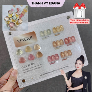 Sơn mắt mèo ánh sao vàng sét 6 màu XINGME, mắt mèo kim cương cực quang ánh vàng [TẶNG 1 NC VUÔNG VÀ THANH TẠO HÌNH TIM]