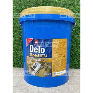 [ CHÍNH HÃNG ] Dầu Động Cơ Diesel/Xăng Caltex Delo Gold Ultra 15W-40 API CI-4/SL (18 Lít)