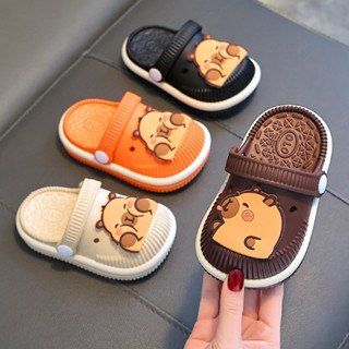 Dép sục capybara cho bé trai từ 3 đến 10 tuổi siêu nhẹ siêu êm