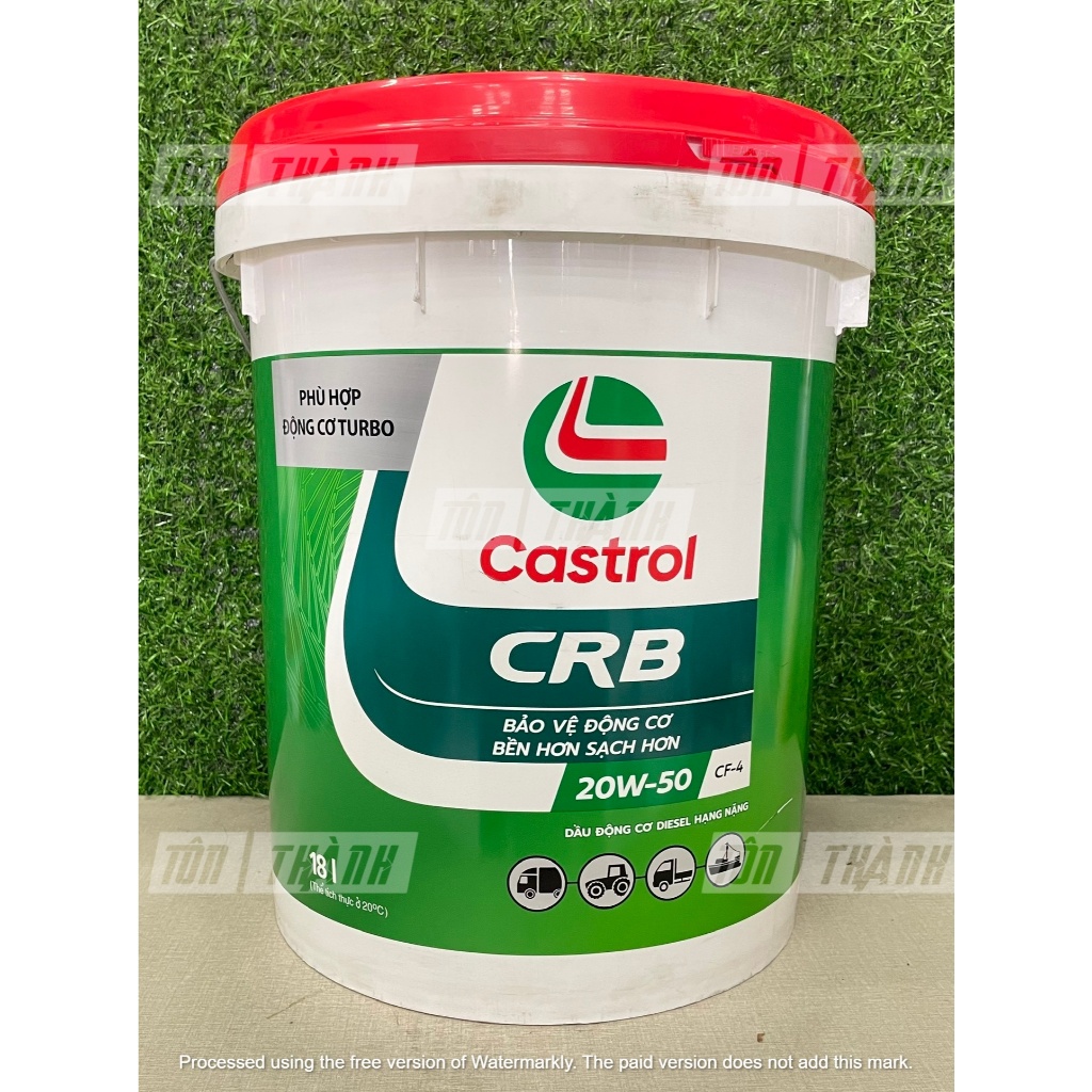 [ CHÍNH HÃNG ] DẦU ĐỘNG CƠ CASTROL CRB 20W50 API CF4 -18 LÍT