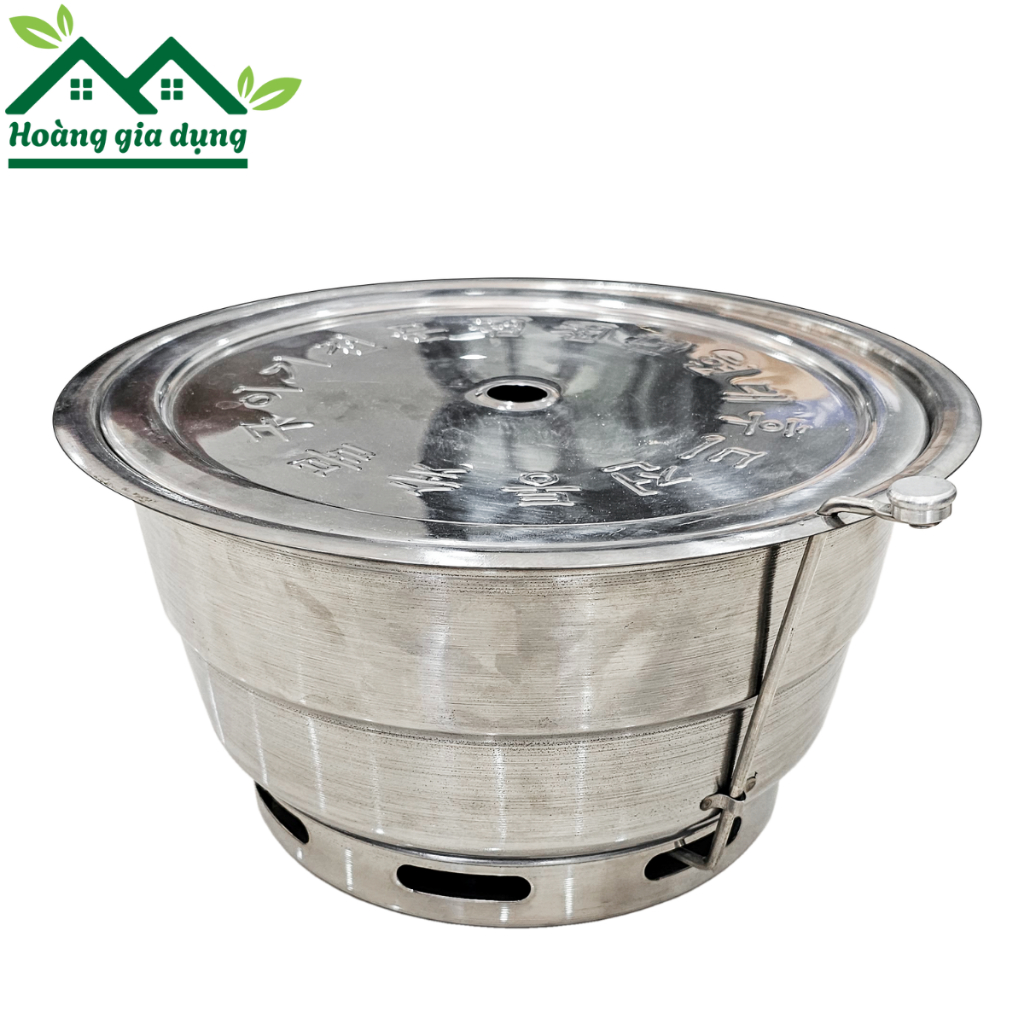 Bếp nướng than hoa không khói Hàn Quốc hút khói dương, bếp nướng âm bàn, hút khói trên